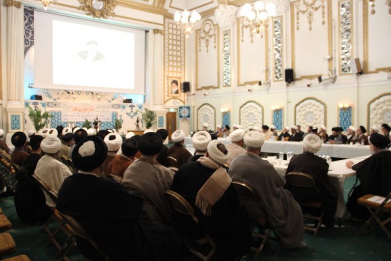 گزارش تصویری از سی و چهارمین اجلاس علماء و مبلغین در مرکز اسلامی انگلیس