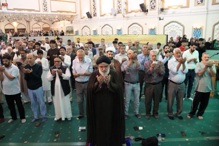 گزارش تصویری از نماز عید سعید قربان در مرکز اسلامی انگلیس