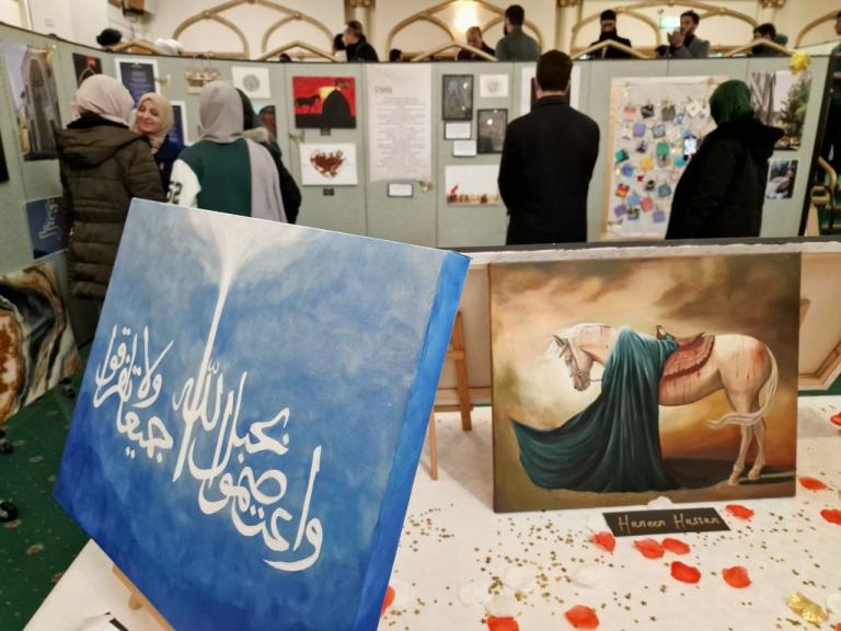 گزارش تصویری از نشست فرهنگی هنری (ابساک) دانشجویان مسلمان دانشگاه یوسی ال در مرکز اسلامی انگلیس