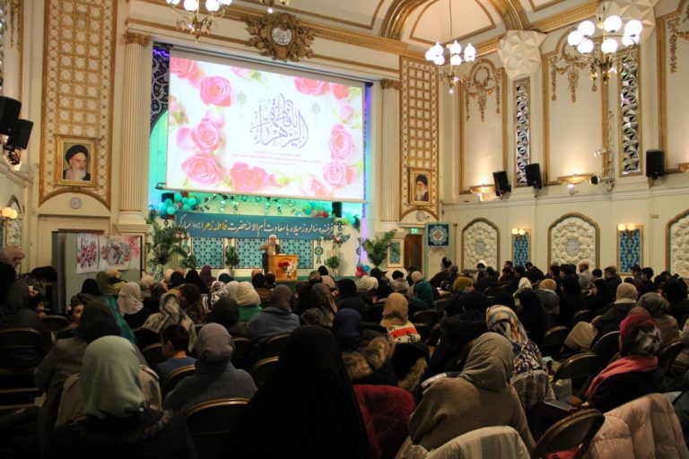 مراسم جشن میلاد حضرت زهرا (س) در مرکز اسلامی انگلیس – 2024