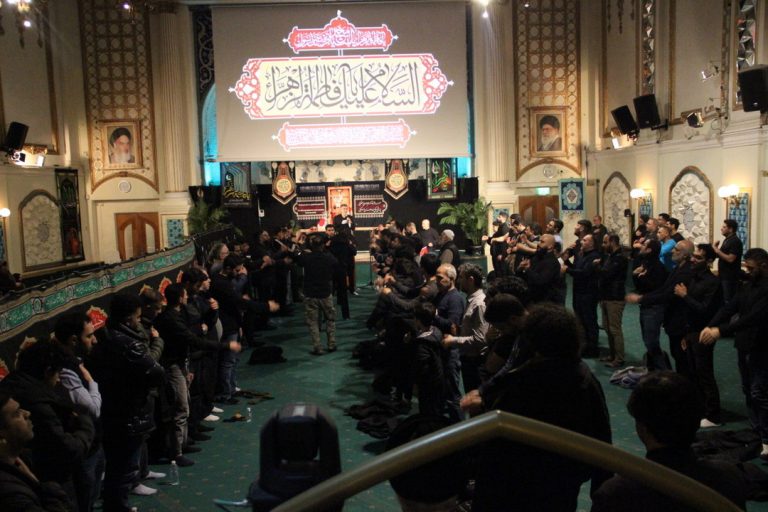 گزارش تصویری از مراسم سوگواری حضرت زهرا (س) در مرکز اسلامی انگلیس – 2024