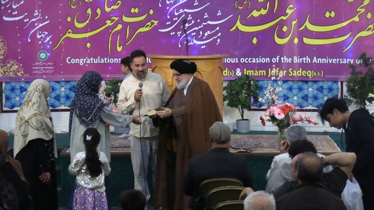 گزارش تصویری از مراسم جشن میلاد نبی مکرم اسلام  و میلاد صادق آل عبا در مرکز اسلامی انگلیس – 2025