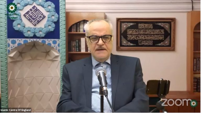 Holding the 53rd session of Weekly Webinar on Quranic Lifestyle in Arabic- By Dr Ali Alawsie- Monday 26/07/2021