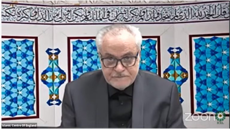 Holding the 58th session of Weekly Webinar on Quranic Lifestyle in Arabic- by Dr Ali Alawsie – Monday 30/08/2021