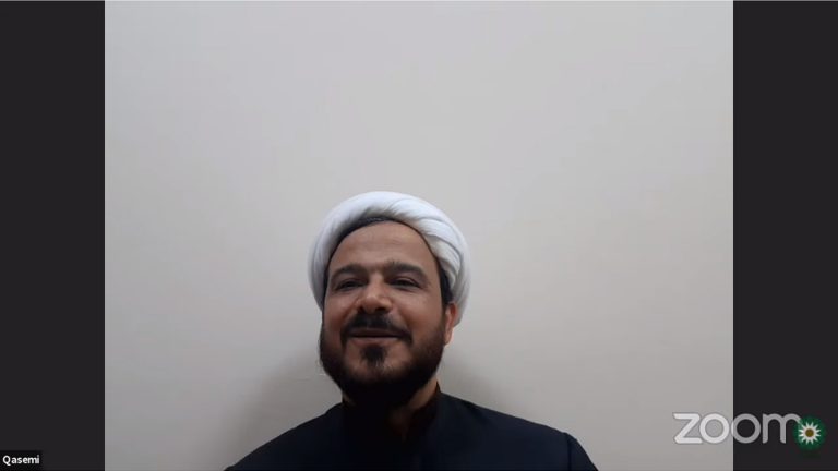 Holding the 46th session of Weekly Webinar on Islam and Contemporary Issues- By HIWM Sheikh Meisam Ghasemi- Monday 13/09/2021