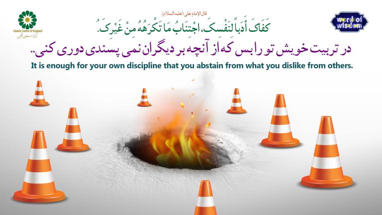 11- The Words of Imam Ali (AS)- It is enough for your own discipline that you abstain from what you dislike from others