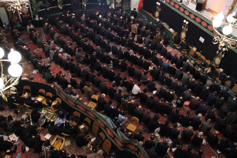 Photo Gallery of performing noon prayer of Ashura at the Islamic Centre of England- 2024